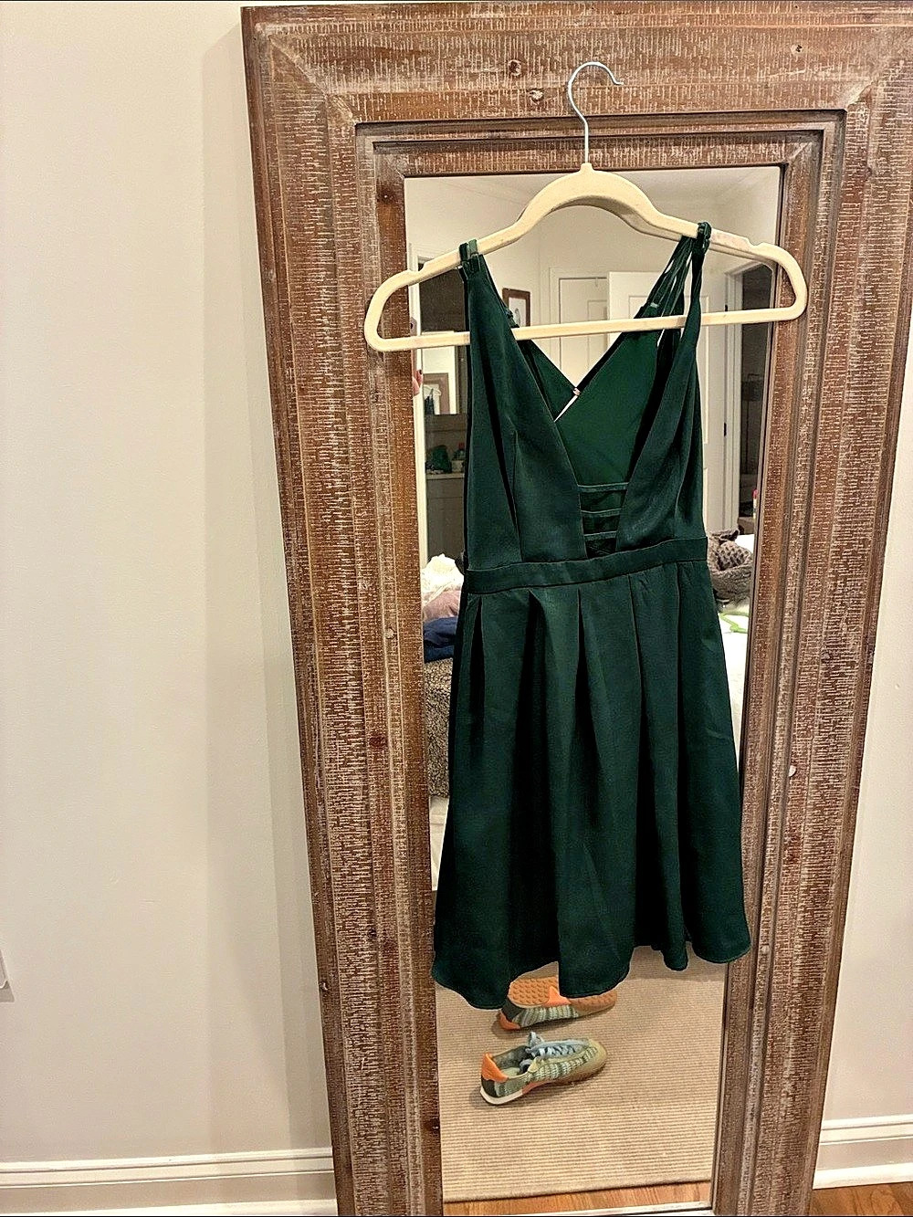 Free People Green Mini Dress Size Small